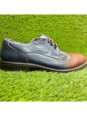 Naot Magnate Mens Size 9 Blue Brown Casual Classic Leather Dress Oxford Shoes